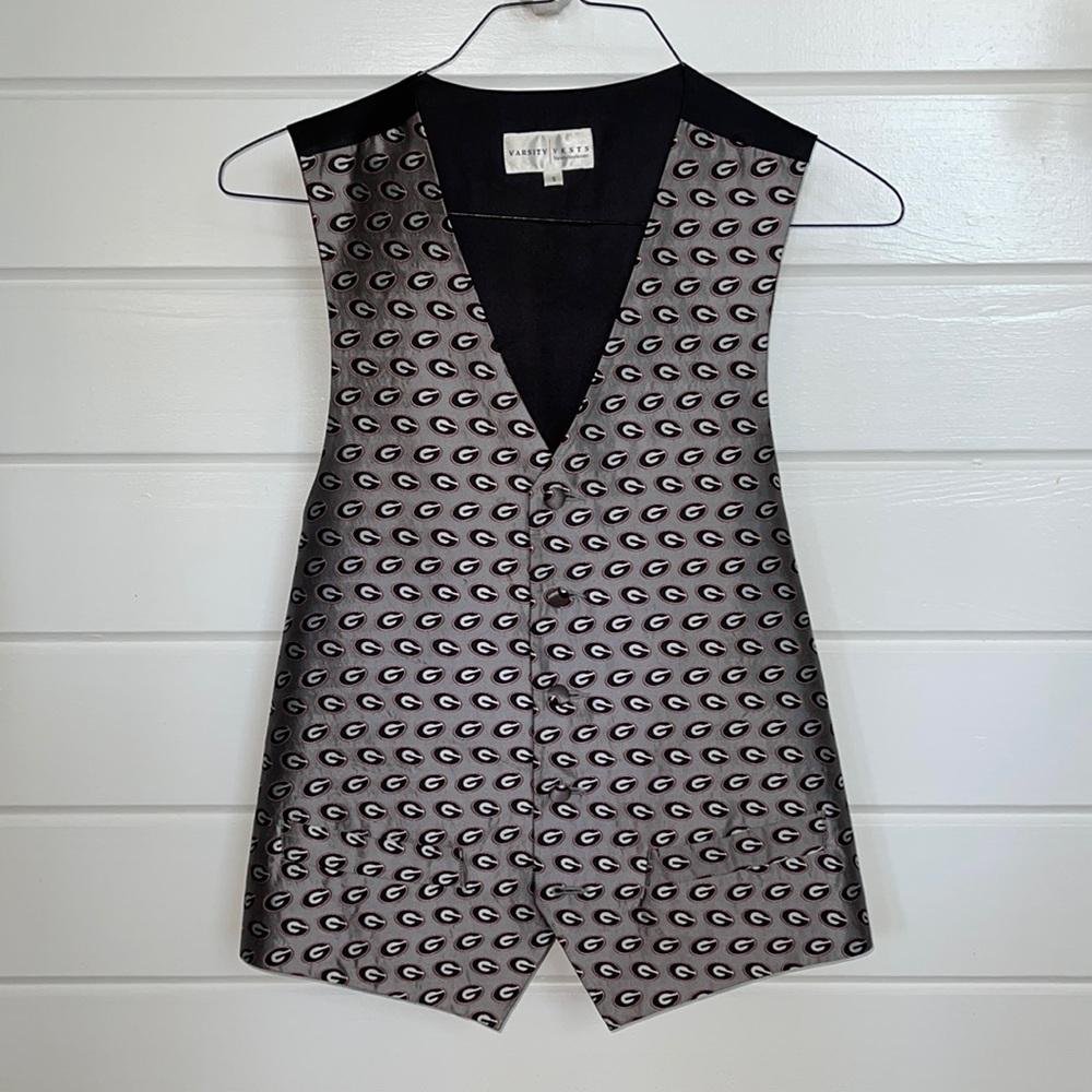 UGA University of Georgia, Georgia Bulldogs, Men’s S or Women’s M-L, Silk Vest